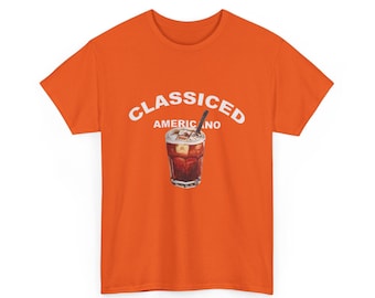 Classiced Americano T-Shirt Gift for Coffee Lover Retro Vintage Coffee Club Shirt Coffee Addict Shirt Funny Meme Shirt