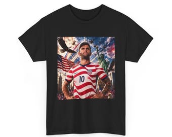 Christian Pulisic T-Shirt USMNT 2026 Fifa World Cup Shirt Captain America Shirt 250th Anniversary USA Shirt Patriotic Shirt USA Soccer Tee