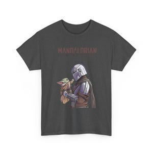 Mandalorian and Grogu Shirt Star Wars T-Shirt Baby Yoda Shirt This is The Way Tee Grogu Unisex Tee image 5