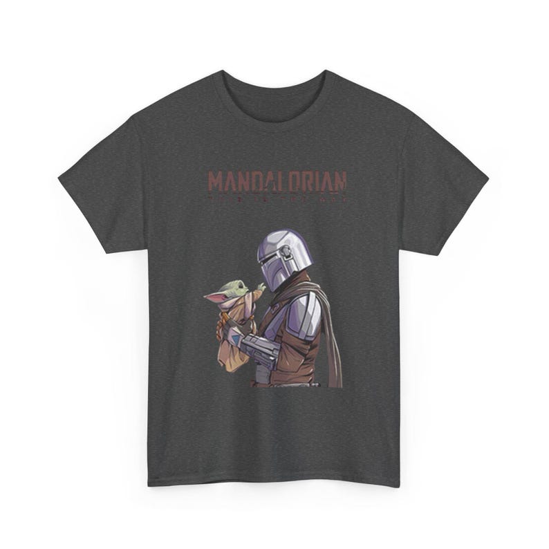 Mandalorian and Grogu Shirt Star Wars T-Shirt Baby Yoda Shirt This is The Way Tee Grogu Unisex Tee image 5