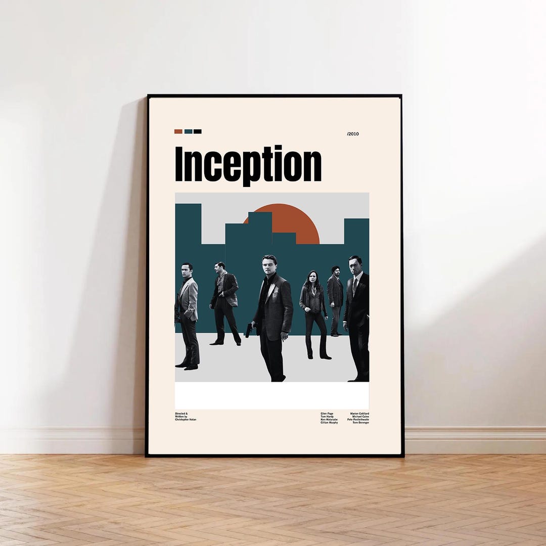 42 Inception Inception Movie Poster, Christopher Nolan Film, Leonardo Dicaprio, Wall ...
