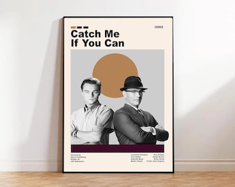 Catch Me If You Can Minimalist Print - Etsy