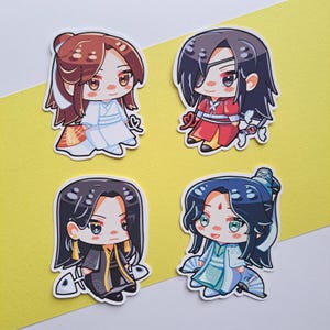 Danmei Stickers BL TGCF MXTX HuaLian BeefLeaf Heaven Official's Blessing
