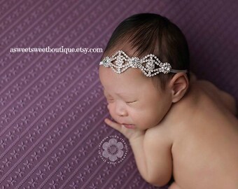 chanel baby headband