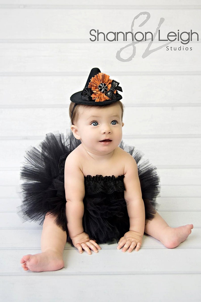 Baby Witch Costume Baby Witch Tutu Baby Girl Halloween Tutu Etsy