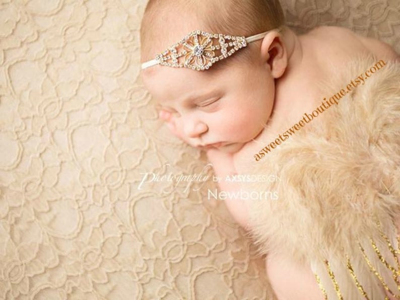 Gold Baby Angel Wings Baby Photo Prop Gold Newborn Angel Wings Gold Baby Angel Wings Gold Angel Wings And Headband Set Newborn Photo Prop