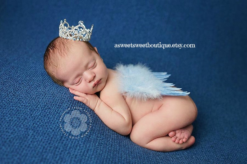 【最安値挑戦！】 Angel Wings For Baby Blue Photo Boy Prop 72％以上節約 New