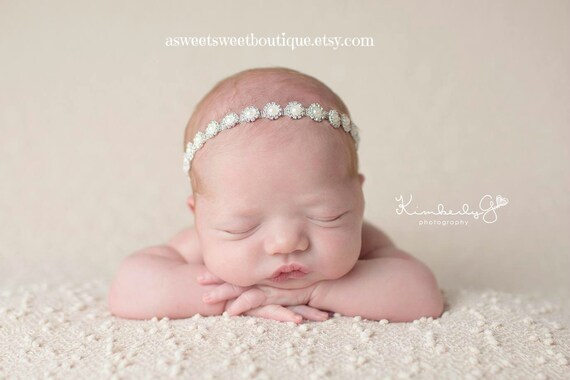 pearl baby headband