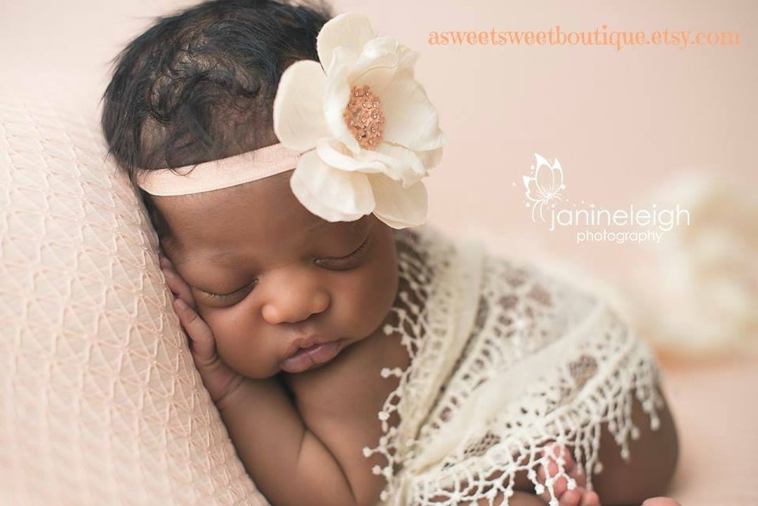 Newborn Headband for Photography Baby Headbands Flower Etsy
