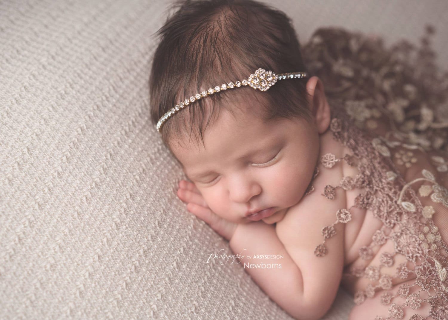 Dainty newborn store headbands