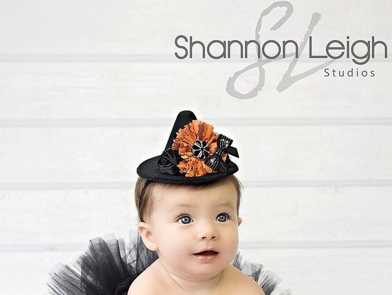 Baby Witch Hat Headband: Mini Halloween Photo Prop Australia