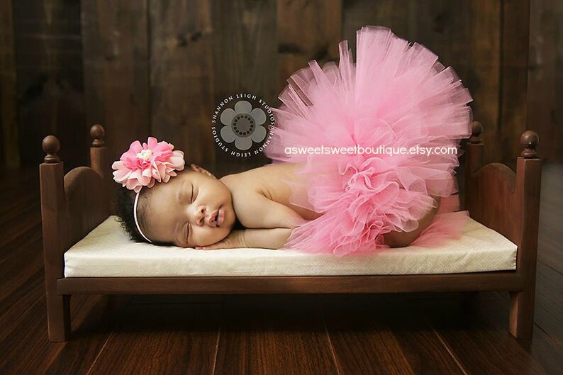 Tutu Outfit for Baby Girl Pink Newborn Tutu Newborn Etsy