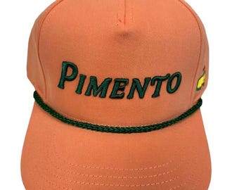 2025 Masters PIMENTO Embroidered Rope Hat Augusta National Snapback Golf New