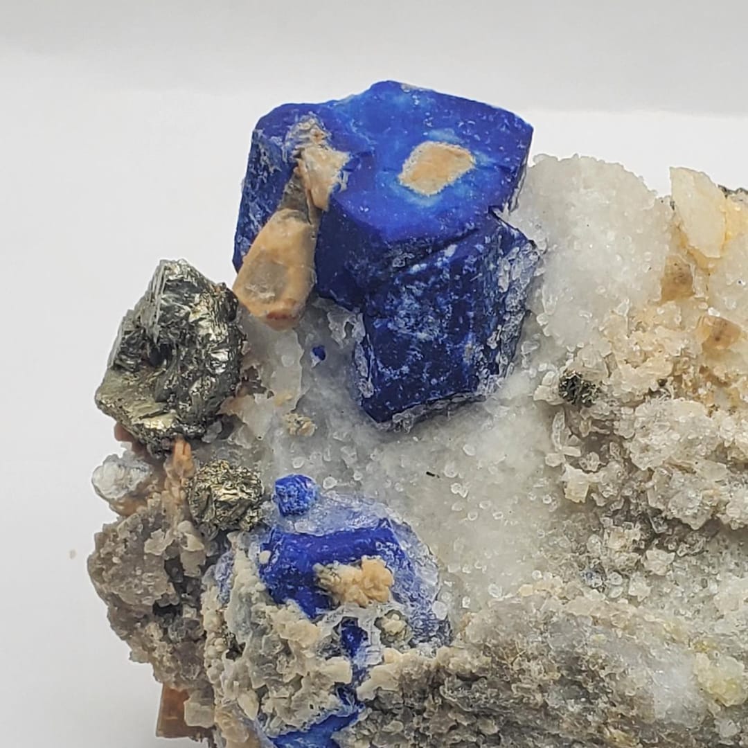 Lazurite With Pyrite and Phlogopite and With Some Other Minerals - Etsy