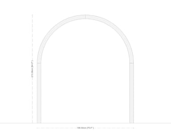 Custom Arched Wall Molding for Kaitlynn – Made-to-Measure MDF Panel Accent Wall