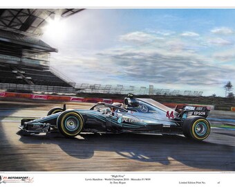 High Five -  Lewis Hamilton World Champion 2018F1 Mercedes AMG Petronas W09