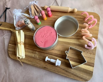 Three Little Pigs Playdough Sensory Kit | Montessori Storytelling Toy (Ages 3+)