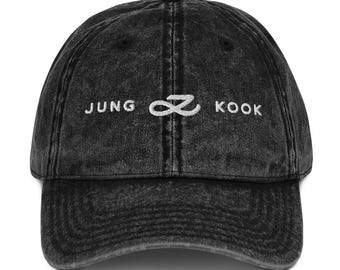 BTS Jungkook GOLDEN Embroidery Hat JK Bts Cap Jungkook Hat Army