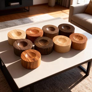 Diffusore di aromi in legno massello naturale - Bruciatore di oli profumati a lunga durata per casa e ufficio, perfetto per oli profumati, relax e arredamento