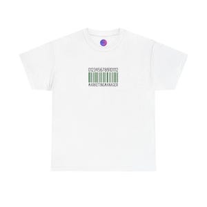 Barcode Marketing Manager T-Shirt | Minimal ID Code Graphic Tee