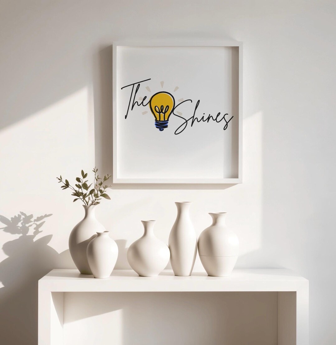 Christian Verse Faith Light Wall Art Printable – Bible Verse Print Home ...