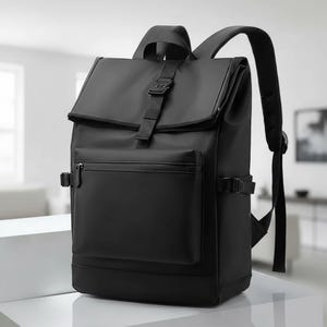 Mochila de negocios para computadora portátil, bolsa de viaje de gran capacidad, mochila de uso diario para estudiantes, trabajo profesional, diseño minimalista urbano