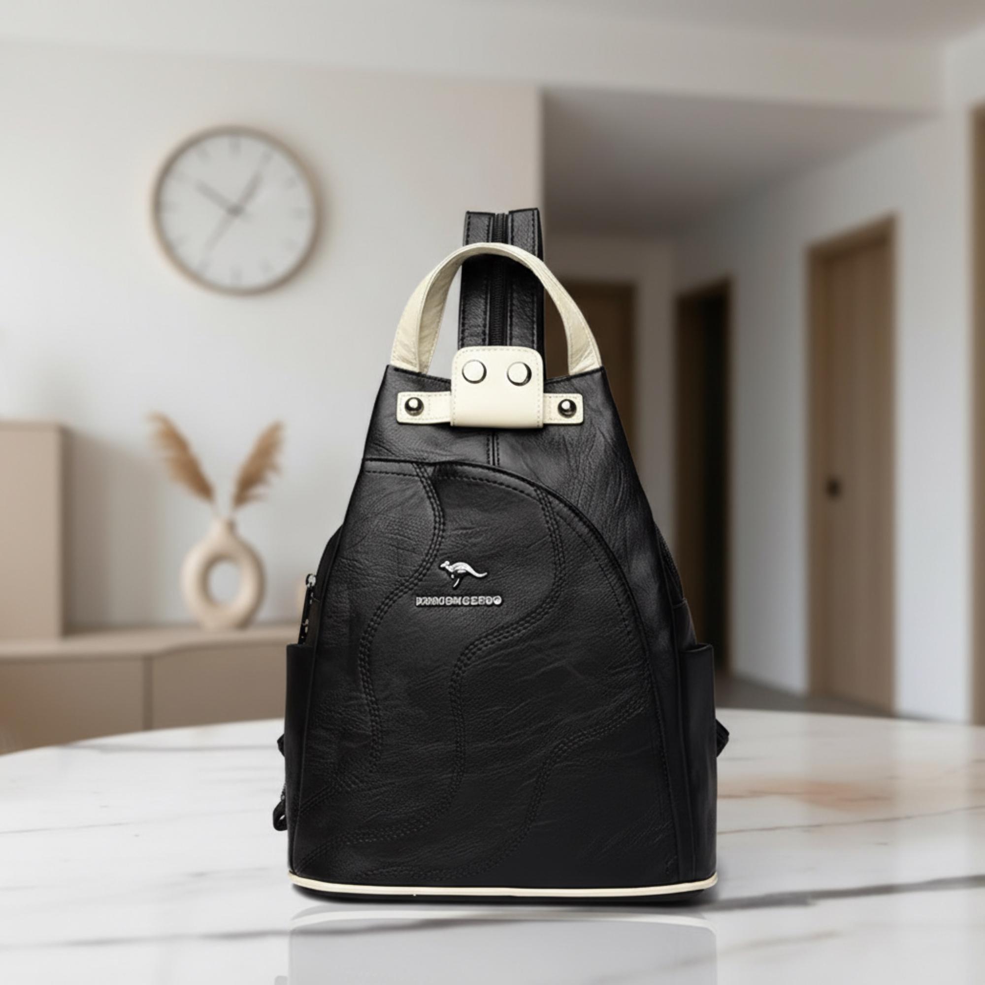 Retro Style Large Capacity Multi-Pocket Backpack for Women Versatile Crossbody Sa18edd5c1cd2494b8f7ed6ebb38bf  main image 4