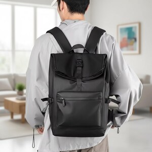 Laptop Business Backpack Large Capacity Travel Bag Office Commuter Daily Pack Student Carrier Professional Work Minimalist Design Urban
