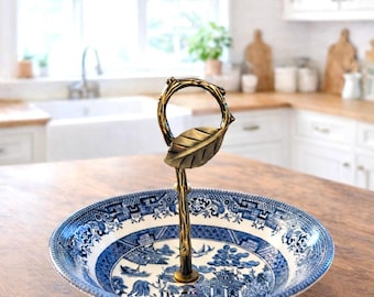 Vintage Blue Willow Candy Bowl | Bridemaid's Gift | Tea Party Dish | Cottagecore Table Decor