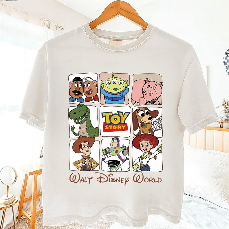 Toy Story PNG-paket, Woody Buzz Lightyear Jessie tecknad PNG för skjorttryck, Disney Friends, Toy Story digital nedladdning PNG bild 3