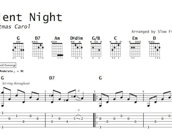 きよしこの夜 - フィンガースタイルギター！ - Etsy 日本