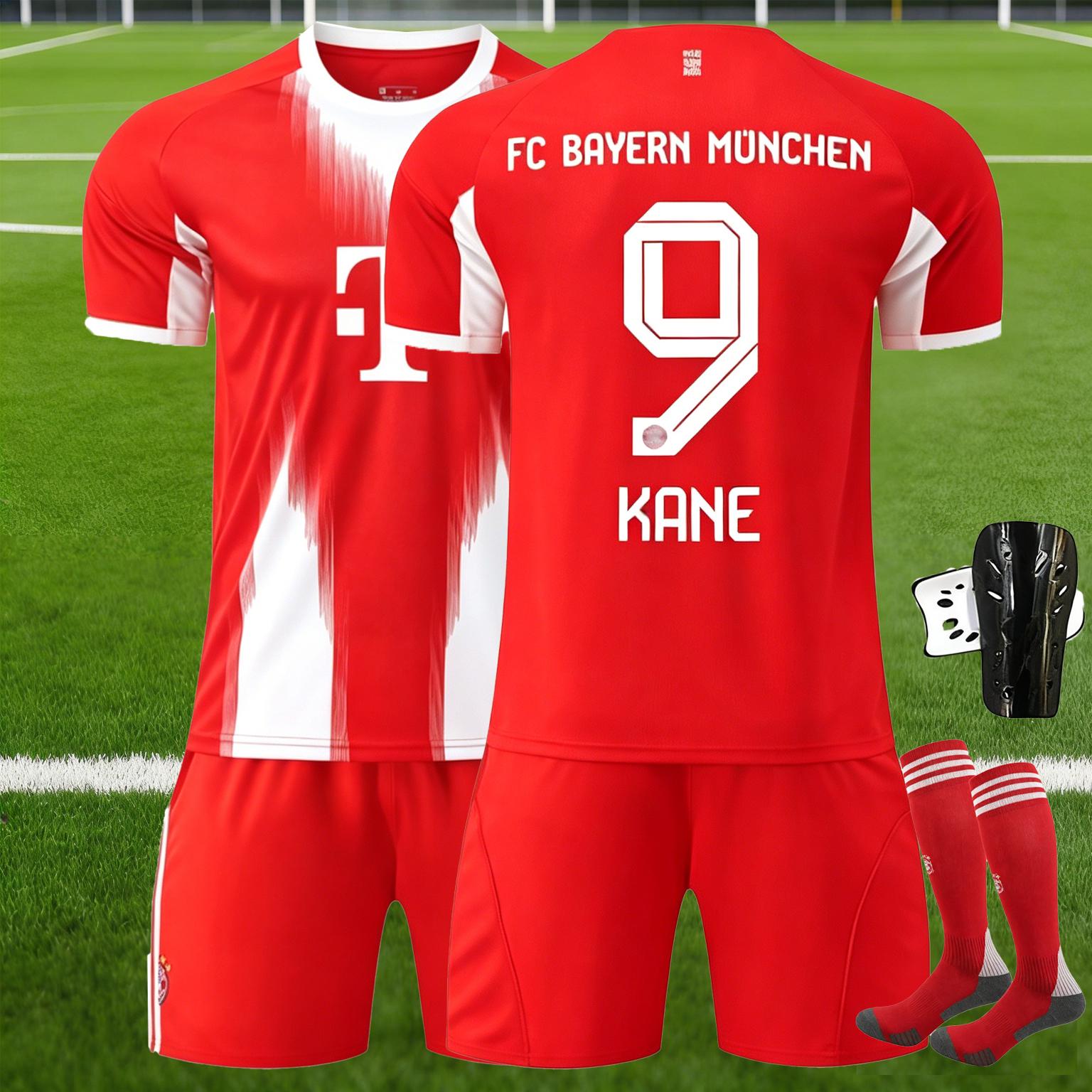 Bayern Vintage-Style Soccer Jersey Set, Custom Retro Football Shirt, Kane, Musiala, Olise