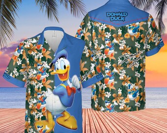 Donald Duck Hawaiian Shirt - Etsy