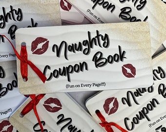 Naughty Coupon Book**Adult Content**, Sex Coupons, Kinky Coupons, Spice Things Up, 5 Versions