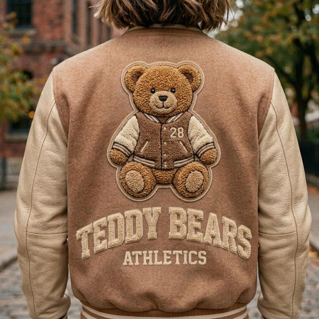 ね*こ様 BoTT Teddy Varsity Jacket スタジャン ファッション ジャケット・アウター