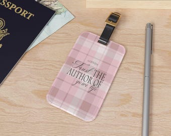 Christlicher Gepäckanhänger, Reiseanhänger, Taschenanhänger mit Bibelversen, religiöses Reisezubehör, christliches Geschenk für Reisende