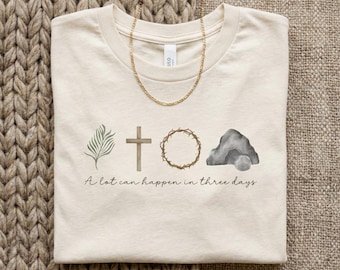 Christliches T-Shirt, Frohe Ostern Shirt, Ostern Kleidung, Jesus Christ Shirt, Geschenk für Christian