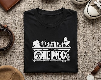 Retro Anime Shirt, Onepiece Piraten Shirt, Geschenk für Anime Liebhaber, Otaku Sammlung