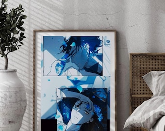 Manhwa Poster l Lila Hyazinthe l Yaoi Sammlung l Manhwa Sammlung l Geschenk für Manhwa-Liebhaber l Wand Kunst Wohnkultur