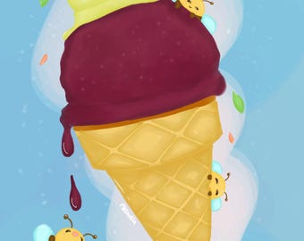 Fond d'écran Glace