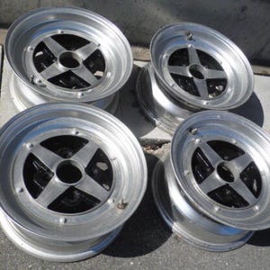 Vintage WORK EQUIP 13 Inch Wheels 6J 4x114.3 Set of 4 Japanese JDM Classic