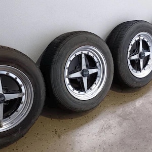 Vintage WORK Equip 15x7.5J Wheels 4x114.3 JDM Old School Japan Set of 4 +42 +44