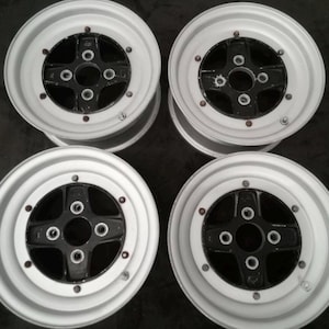 SSR MK-II MK2 14” djupa dish-fälgar 6J / 6.5J 4x114.3 Sällsynt vintage jdm set om 4