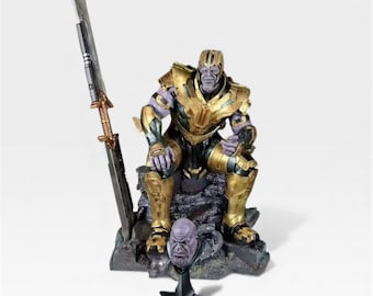 Thanos Sculpture. 72cm Tall. Statue. Figure. Hand Painted.