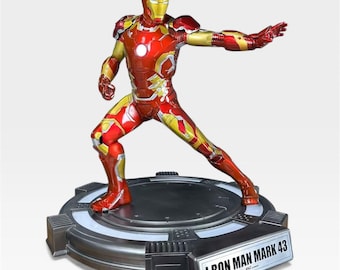 Ironman Sculpture. 62cm Tall. Statue. Figure. Hand Painted.