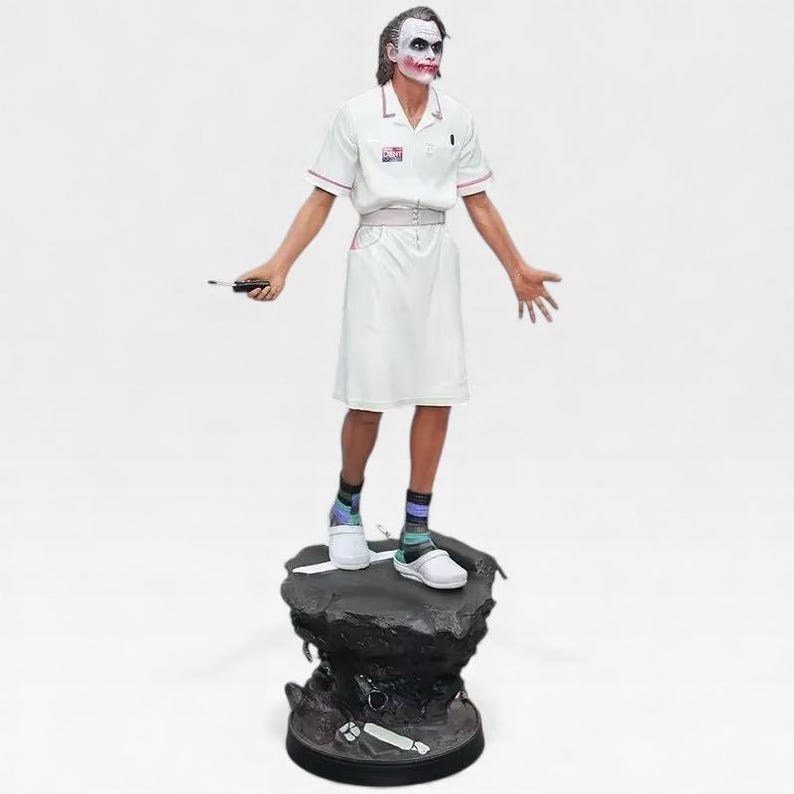 The Joker Sculpture. 52cm Tall. Statue. Figure. Hand Painted. - Etsy