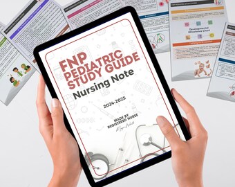 Studiegids Kindergeneeskunde | Editie 2026 | Verpleegkundige aantekeningen Kindergeneeskunde | Studiegids Kindergeneeskunde voor Family Nurse Practitioners | Studieplanner voor verpleegkundigen | Family Nurse Practitioner