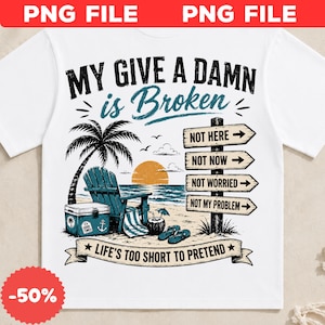 Min Give A Damn är bruten, livet är för kort för att låtsas, png, rolig png