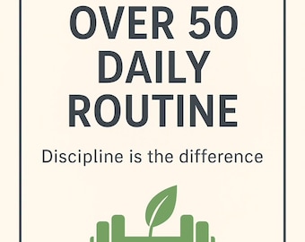 50 Discipline & Daily Habits Prompts PDF | Build Consistency, Focus and Healthy Routine | Digital Download
