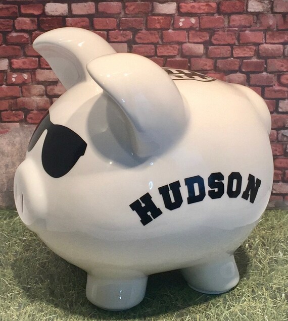 Personalized Ohio State Large College Football Piggy Bank Etsy